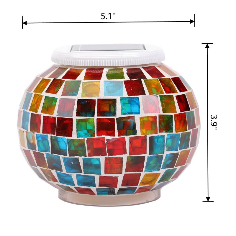 Starryfill Color Changing Solar Glass Block Led Table Lights - Rechargeable, Outdoor & Indoor, Ideal Gifts - Image 5